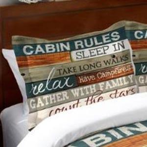 Cabin Inspiration Standard Sham - Gifts for You 'n Me