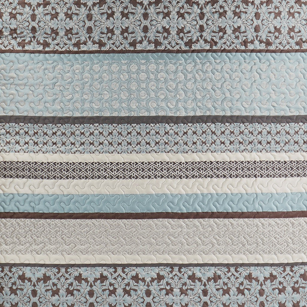 Princeton 5 Piece Reversible Jacquard Bedspread Set by Madison Park