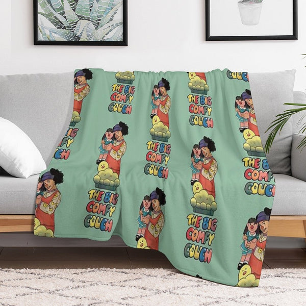 Loonette And Molly (The Big Comfy Couch) Machine-washable Throw Blanket