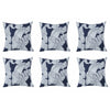 6 Pack Outdoor Pillow Covers - 18x18 Inch Water-Repellent Fabric