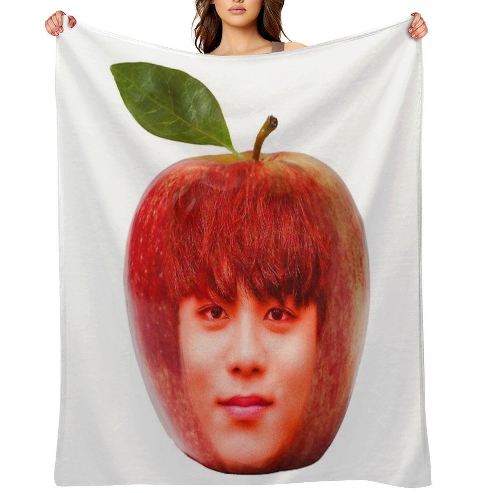 Jongho Apple Throw Blanket