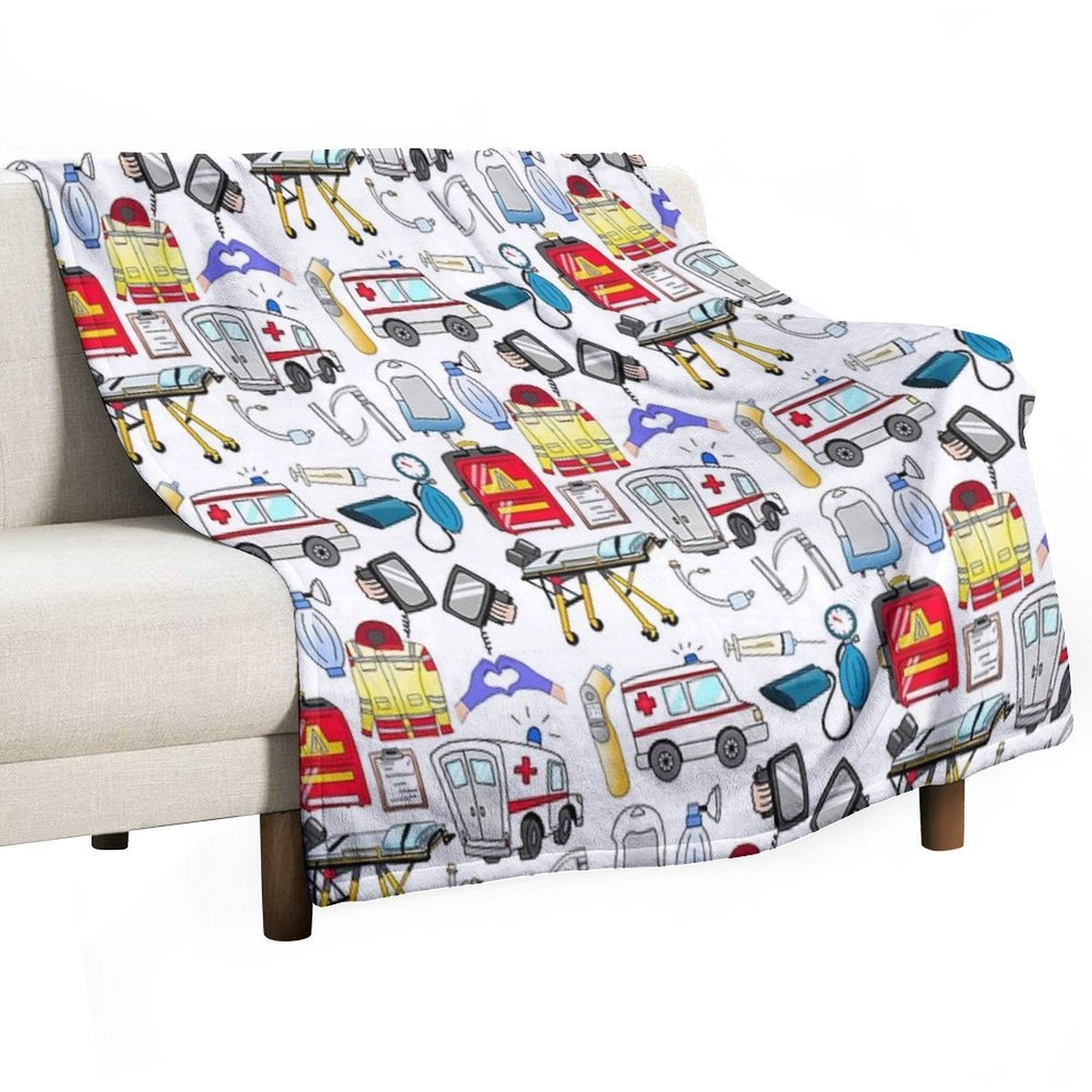 Paramedic Compact Throw Blanket