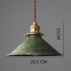 Modern Minimalist Pendant Lamp - Green A 20.5X15CM
