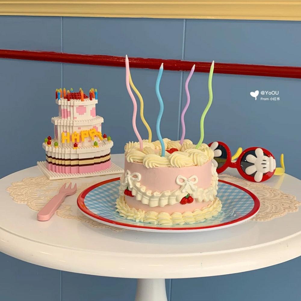 Cake Topper Bear Candles Cartoon Smiley Face Birthday Insert Creative  Party Cake Handmade Smiley Daisy Flower Cake Toppers For Birthday Party