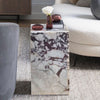 Calacatta Viola Marble Cube Design Plinth End/Side Table, Nightstand Polished (W)14