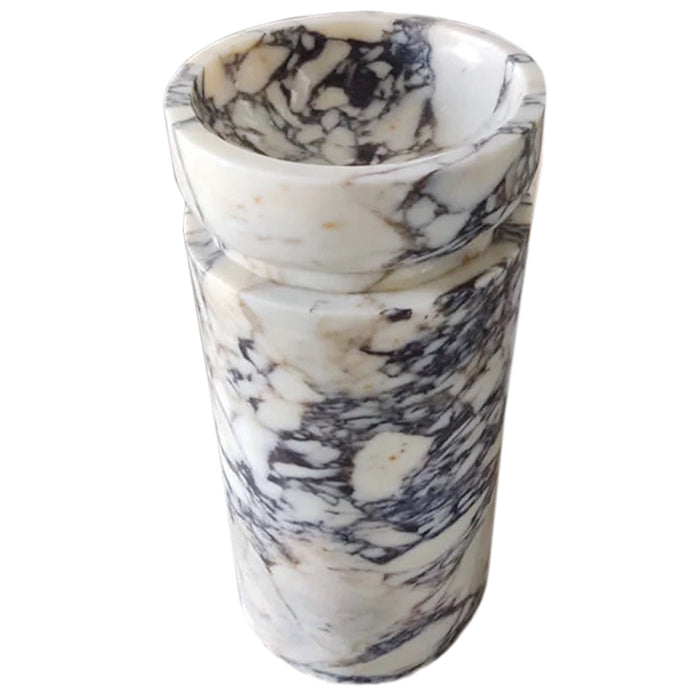 Calacatta Viola Marble Designer Pedestal Stand-Alone Sink (W)18