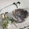 Calacatta Viola Marble Tapered Above Vanity Bathroom Sink Honed/Matte (D)16