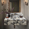Calacatta Viola Marble Wall-mount Bathroom Vanity Sink Fluted Front (W)21