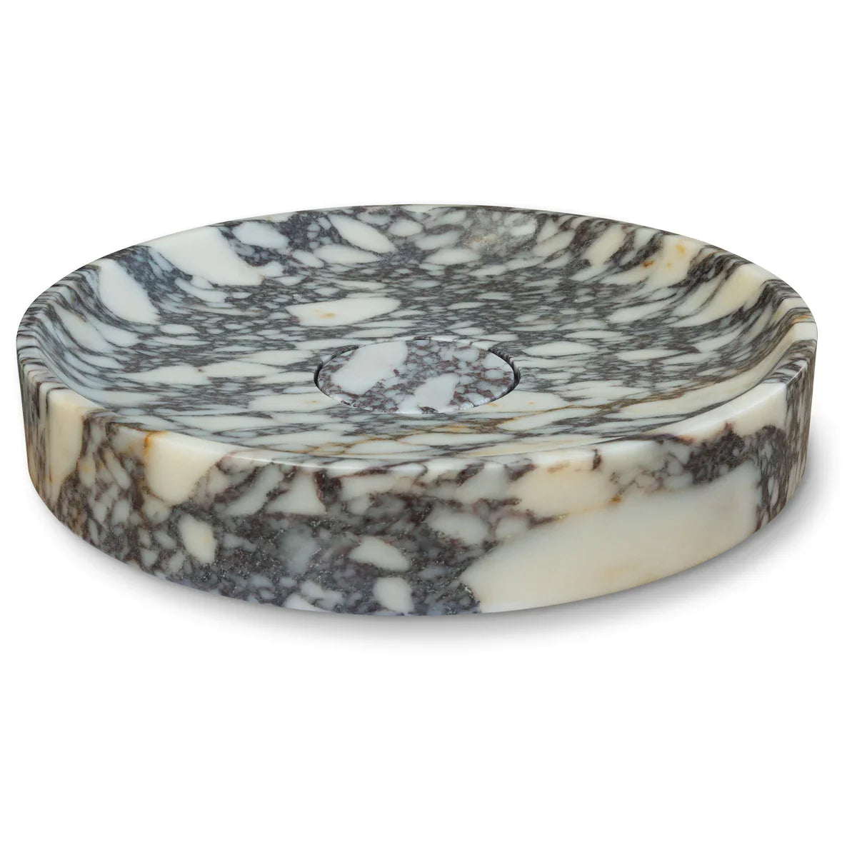 Calacatta Viola Marble Natural Stone Round Above Vanity Bathroom Sink Polished (D)15.5