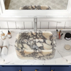 Calacatta Viola Marble Natural Stone Rectangular Sink (W)12