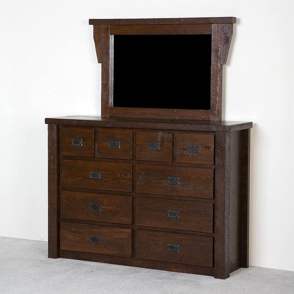 Caldwell Brook Barnwood 10 Drawer Dresser - Gifts for You 'n Me