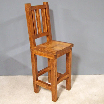 Caldwell Brook Barnwood Lite Pub Style Bar Stool
