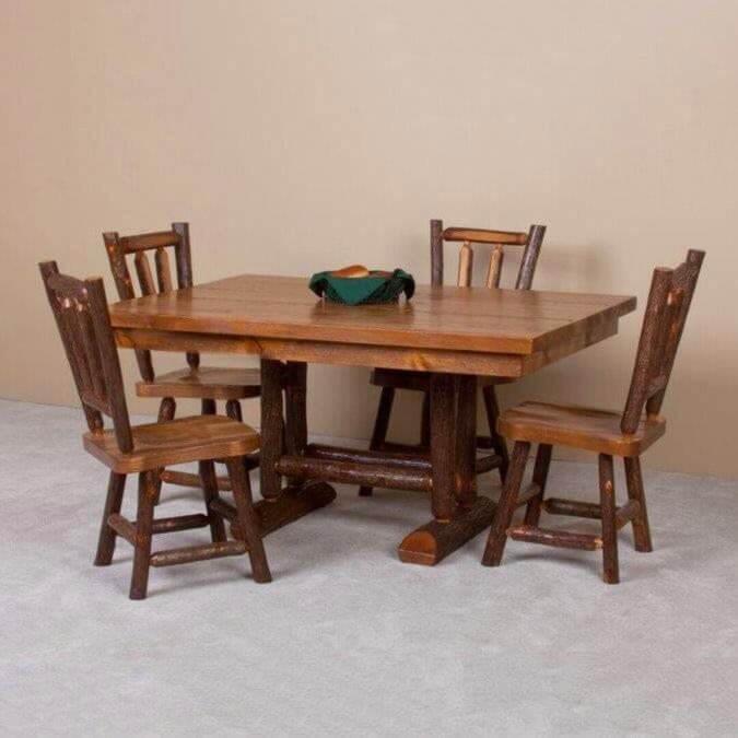 Caldwell Brook Trestle Dining Table and Chairs - Gifts for You 'n Me