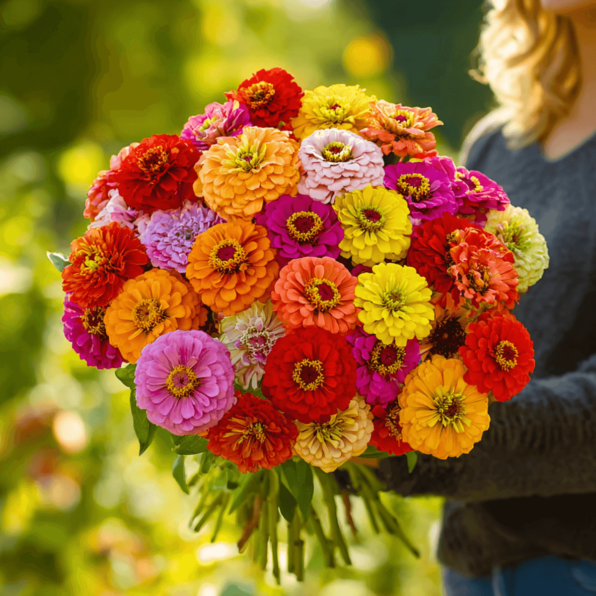 California Giants Zinnia – 100 Seeds