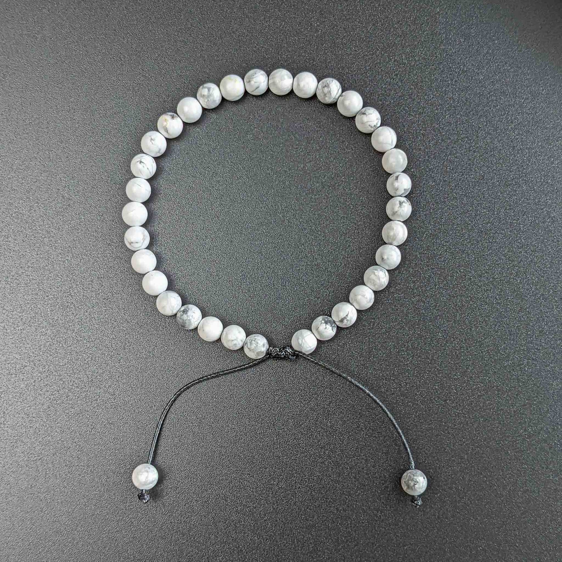 Howlite Tasbih Bracelet | Men's Misbaha - 33 Beads, 6mm