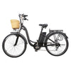 GlareWheel Electric City Bike High Speed Removable Battery EB-X12 - Black