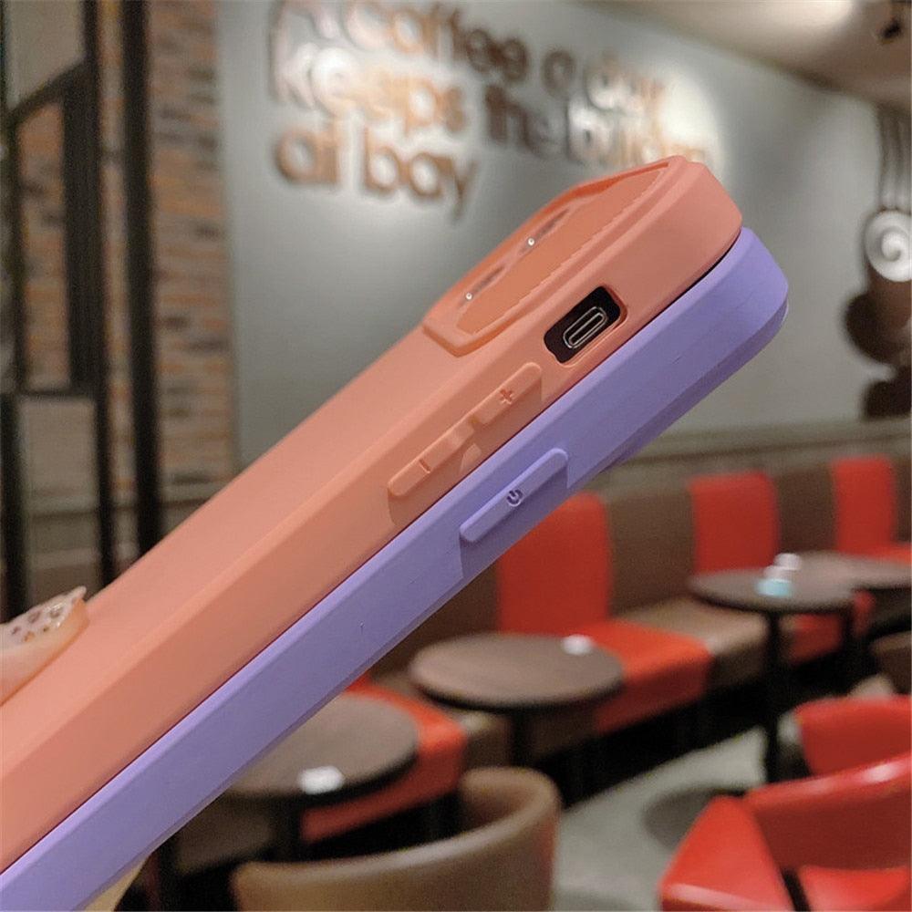Camera Protection Case With Sliding Camera Cover Protective Design Soft Edges Protective Cover Camera Lens Protection Solid Phone Case For iPhone 13 14 12 Pro Max Mini Candy Color Cover For iphone