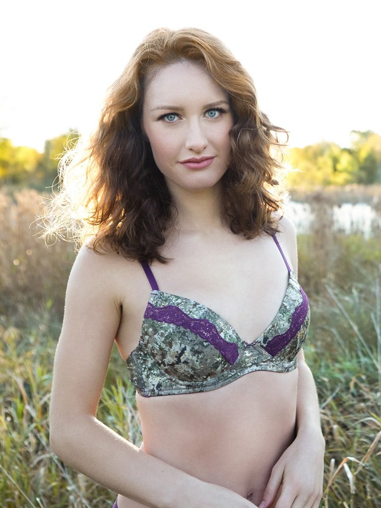 Women's Camo Padded Bra - Shape Shift Hunting Lingerie - Wilderness Dreams
