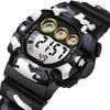 Camouflage Digital Watches Sports Stopwatch Alarm LED Black Light Waterproof Digital Sport Watch For Boys Girls Waterproof Electronic Multi Function Casual Outdoor Watches Colorful LED Luminous Alarm Stopwatch Wristwatch