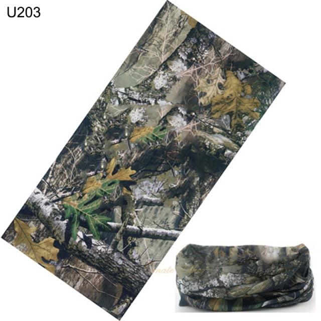Camouflage Neck Gaiter Hunting Scarves Ice Silk Bandana Tubular Buff Half Mask Tactical Sport Headband Balaclava  Balaclava Seamless Magic Head Scarf Breathable Bandana Turban Outdoor Hiking Quick-Dry Sweat Absorbing Scarves Multifunction Beanie Hat
