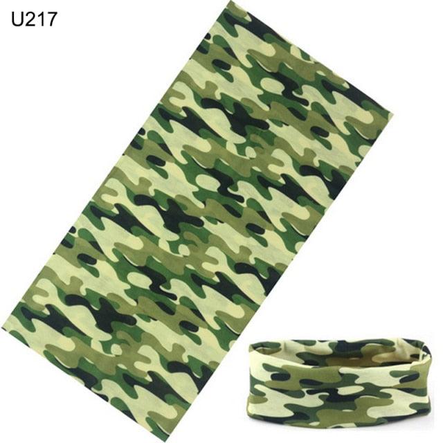 Camouflage Neck Gaiter Hunting Scarves Ice Silk Bandana Tubular Buff Half Mask Tactical Sport Headband Balaclava  Balaclava Seamless Magic Head Scarf Breathable Bandana Turban Outdoor Hiking Quick-Dry Sweat Absorbing Scarves Multifunction Beanie Hat