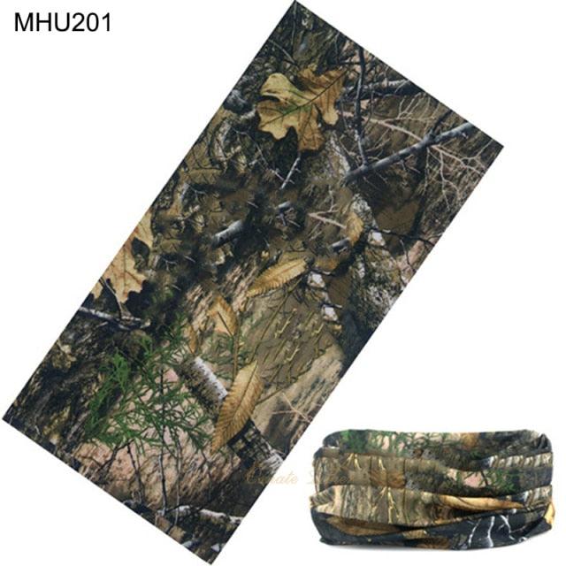 Camouflage Neck Gaiter Hunting Scarves Ice Silk Bandana Tubular Buff Half Mask Tactical Sport Headband Balaclava  Balaclava Seamless Magic Head Scarf Breathable Bandana Turban Outdoor Hiking Quick-Dry Sweat Absorbing Scarves Multifunction Beanie Hat