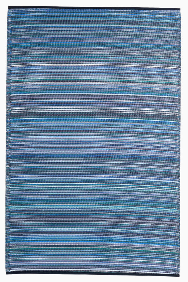 Cancun - Indigo Outdoor Rug for Patio