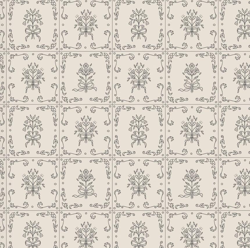 Wrenna Wallpaper by Quirky Paisley Designs