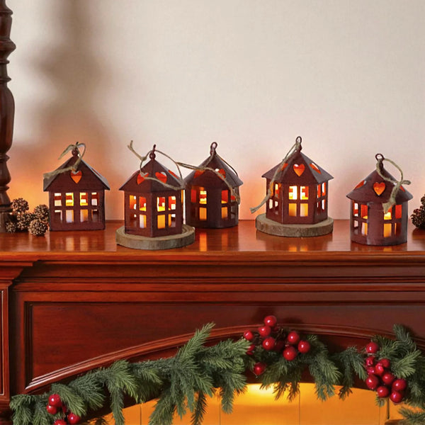 6 Pcs Small Centerpieces Candle Lanterns