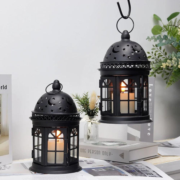 8.5 inch High Decorative Lanterns ( Set of 2 )