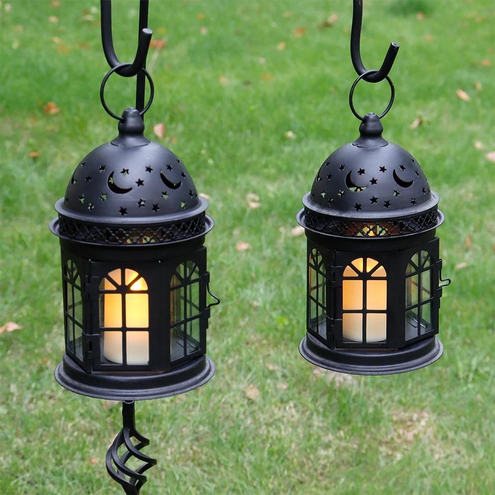 8.5 inch High Decorative Lanterns ( Set of 2 )