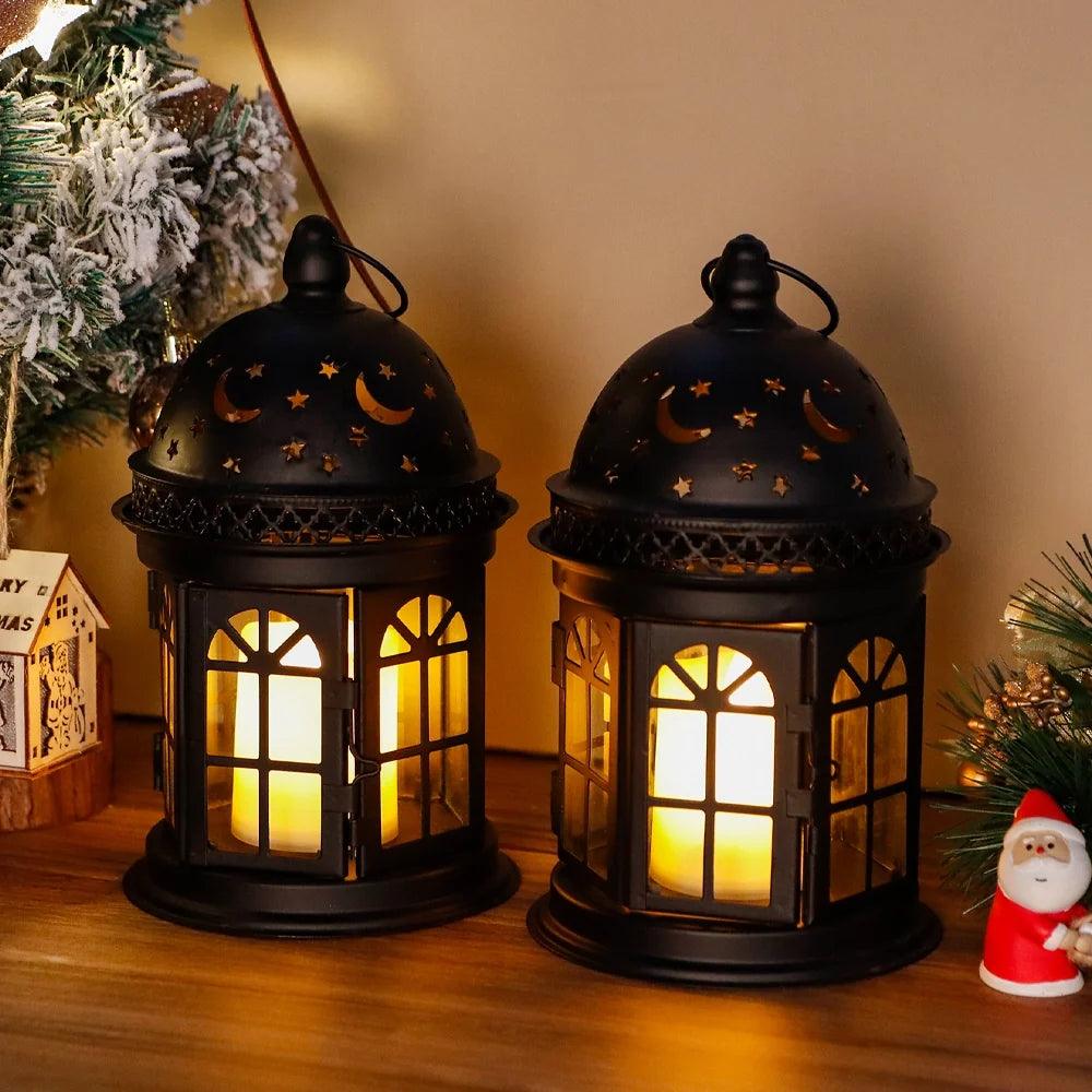 8.5 inch High Decorative Lanterns ( Set of 2 )