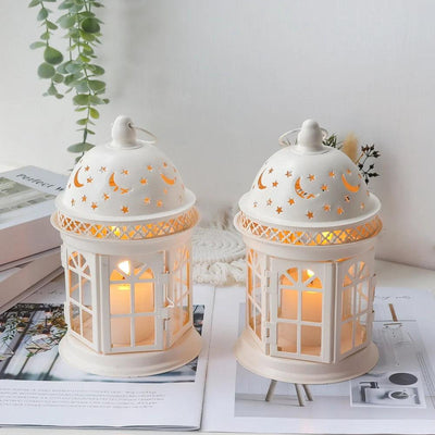 8.5 inch High Decorative Lanterns ( Set of 2 )