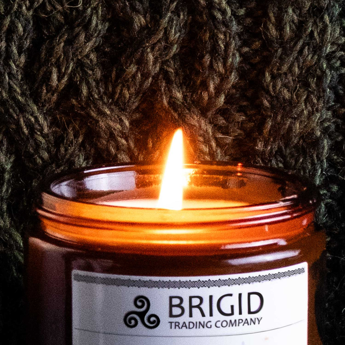 Candy Cane Soy Wax Candle - Peppermint and Candy Canes