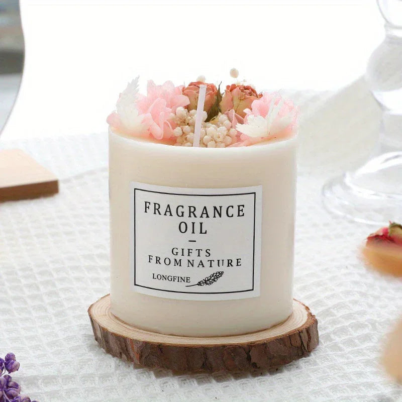 Candles for Home Scented, 8oz Home Fragrance Eternal Flower Scented Candles Gifts Set for Women, Girls, Birthday, Valentine, Anniversary, Wedding Decoration., Best for Christmas