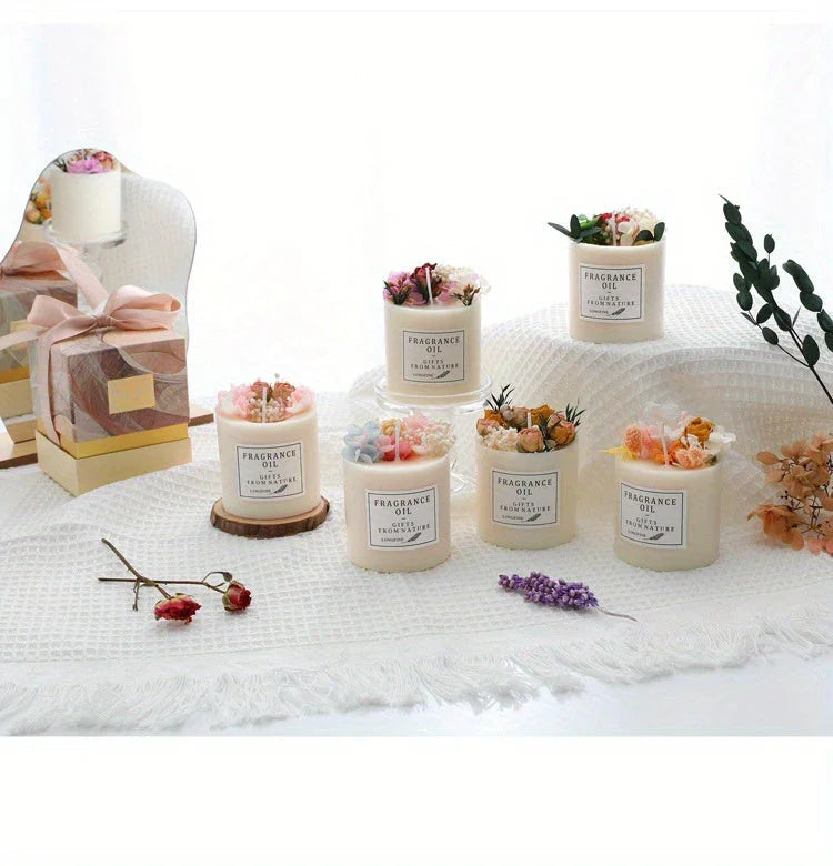 Candles for Home Scented, 8oz Home Fragrance Eternal Flower Scented Candles Gifts Set for Women, Girls, Birthday, Valentine, Anniversary, Wedding Decoration., Best for Christmas