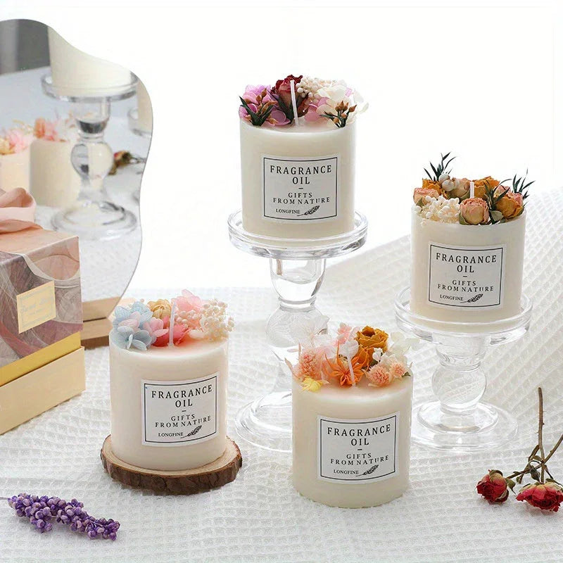 Candles for Home Scented, 8oz Home Fragrance Eternal Flower Scented Candles Gifts Set for Women, Girls, Birthday, Valentine, Anniversary, Wedding Decoration., Best for Christmas