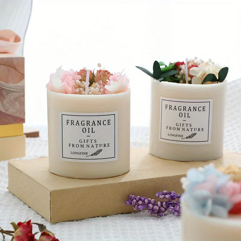 Candles for Home Scented, 8oz Home Fragrance Eternal Flower Scented Candles Gifts Set for Women, Girls, Birthday, Valentine, Anniversary, Wedding Decoration., Best for Christmas