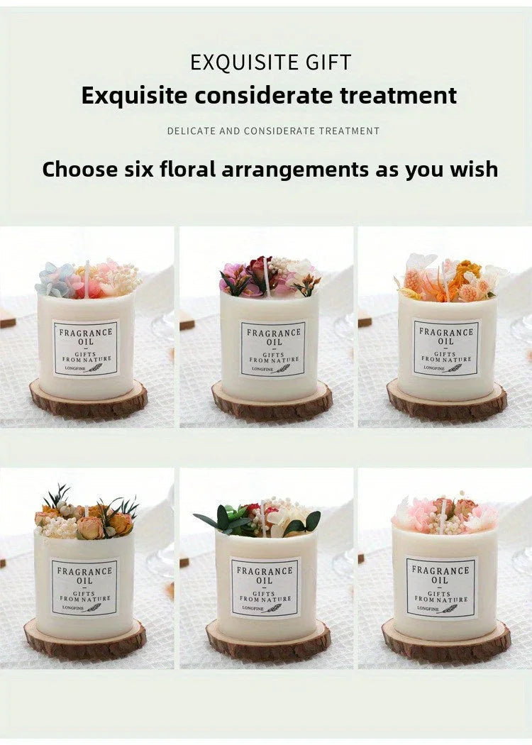 Candles for Home Scented, 8oz Home Fragrance Eternal Flower Scented Candles Gifts Set for Women, Girls, Birthday, Valentine, Anniversary, Wedding Decoration., Best for Christmas