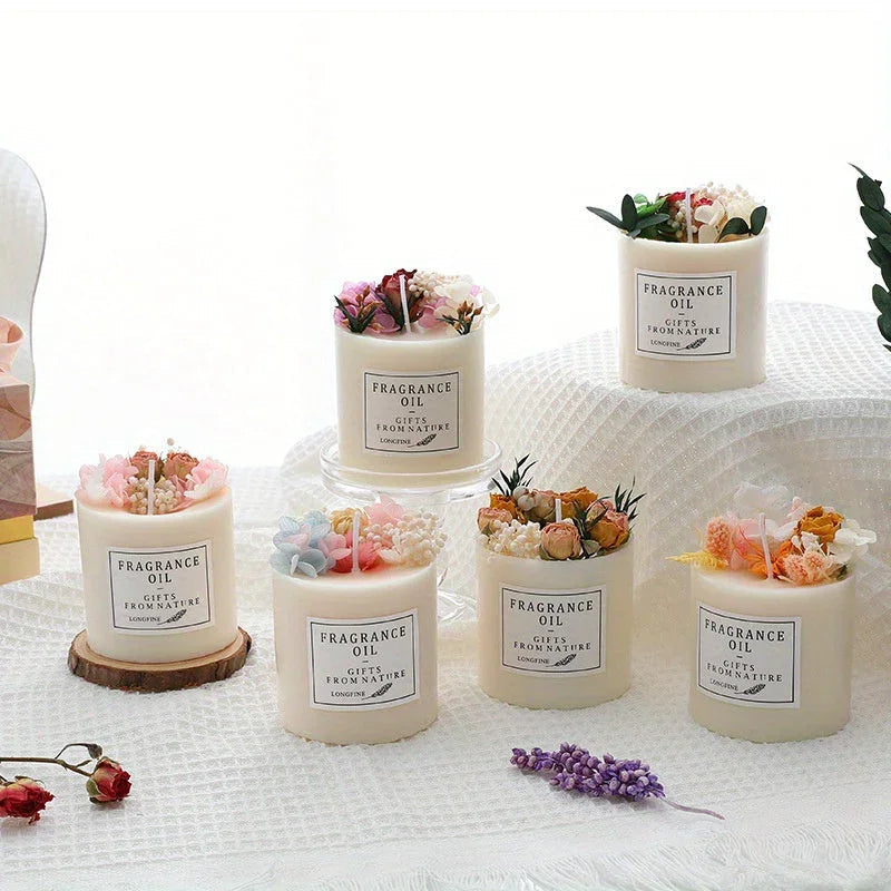 Candles for Home Scented, 8oz Home Fragrance Eternal Flower Scented Candles Gifts Set for Women, Girls, Birthday, Valentine, Anniversary, Wedding Decoration., Best for Christmas