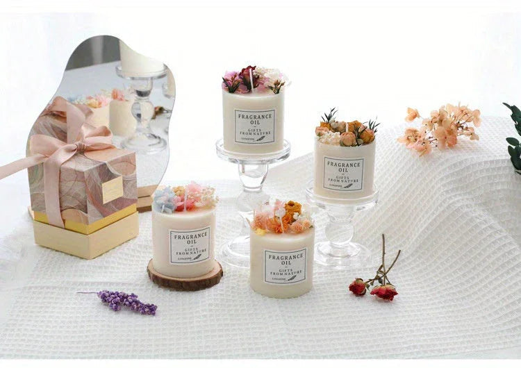 Candles for Home Scented, 8oz Home Fragrance Eternal Flower Scented Candles Gifts Set for Women, Girls, Birthday, Valentine, Anniversary, Wedding Decoration., Best for Christmas
