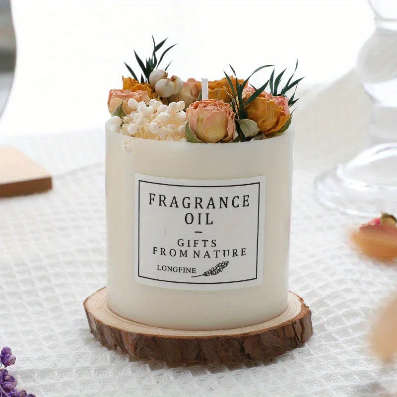Candles for Home Scented, 8oz Home Fragrance Eternal Flower Scented Candles Gifts Set for Women, Girls, Birthday, Valentine, Anniversary, Wedding Decoration., Best for Christmas