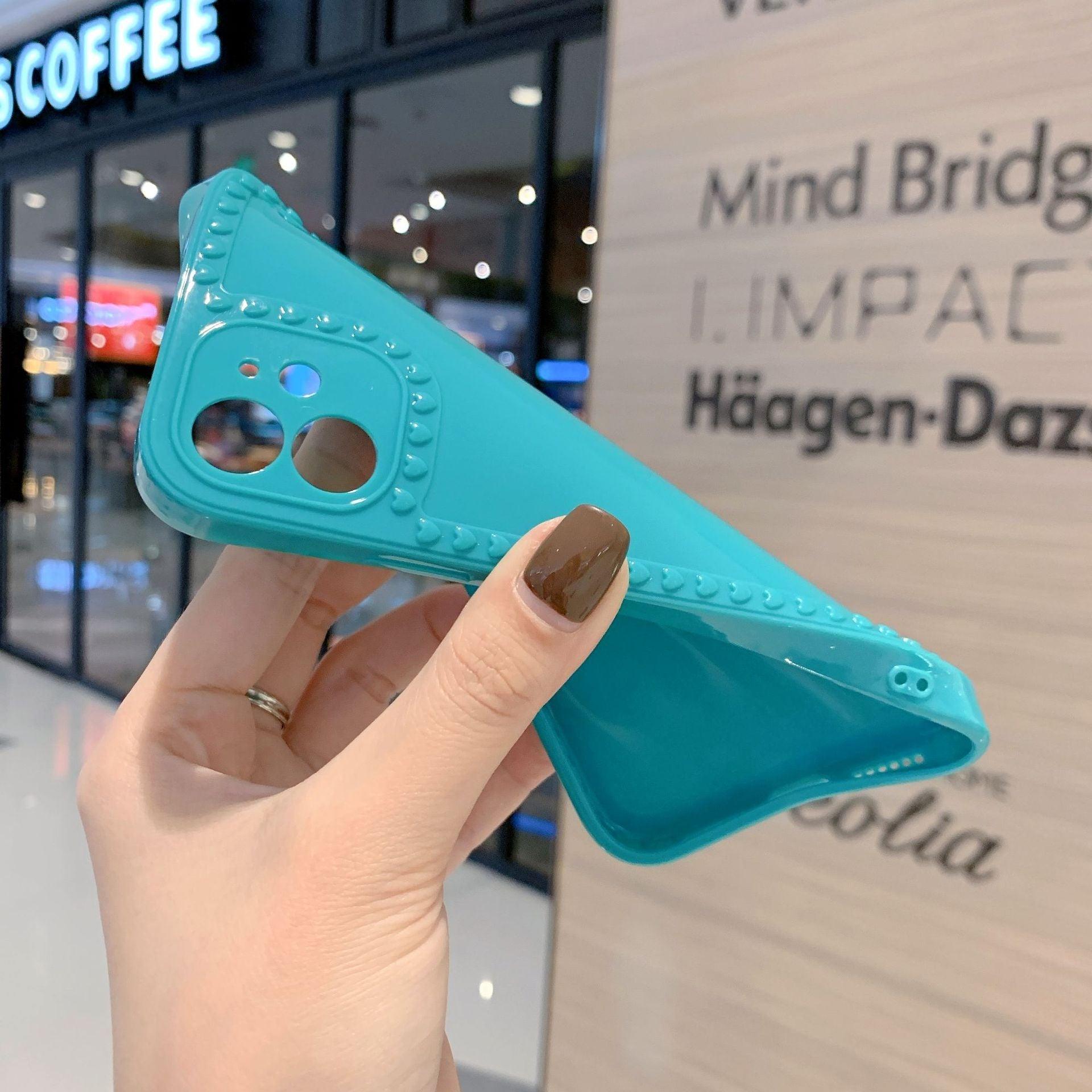 Candy Color Cute Shockproof Phone Case For iPhone 11 Pro Max Mini 7 8 Plus XR XS MAX Full Lens Soft Cover Cute And Fashionable Colorful Translucent Soft Silicone Case