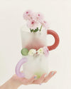 Candy Mug - Handblown Whimsical Dopamine Coffee Tea Cup