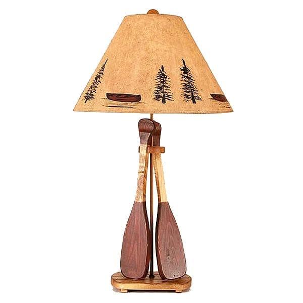 Canoe Paddle Table Lamp - Gifts for You 'n Me