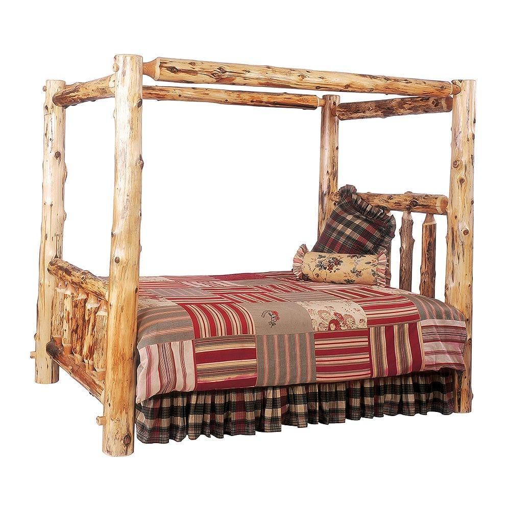 Canopy Log Bed - Gifts for You 'n Me