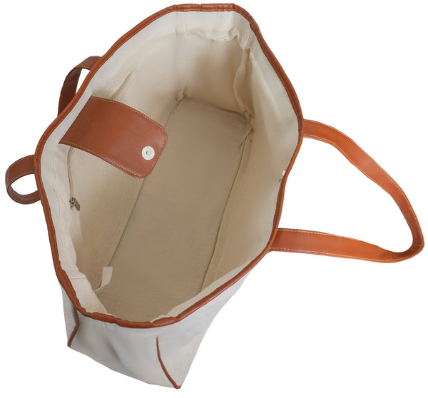 Magid Canvas Slogan Tote 