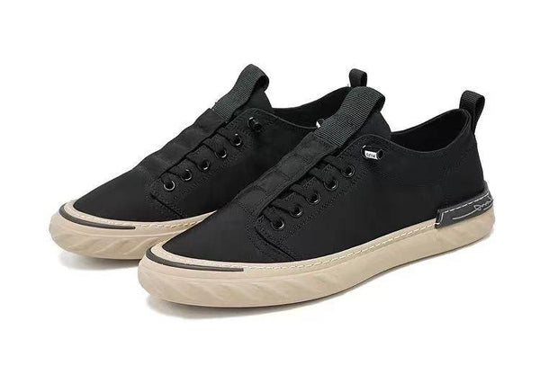 Canvas Men's Comfortable All-match Sneakers Breathable Cloth Casual Sports Flats Men Lightweight Outdoor Walking Sneakers Modern Design