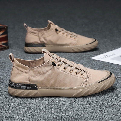 Canvas Men's Comfortable All-match Sneakers Breathable Cloth Casual Sports Flats Men Lightweight Outdoor Walking Sneakers Modern Design