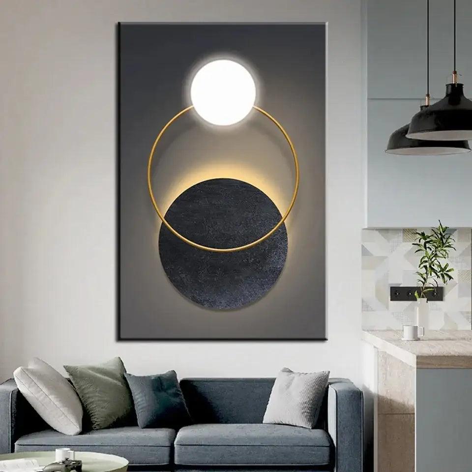 Black Gold Canvas Art